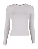 Ladies Ultra Slim Longsleeve – White