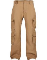 Build Your Brandit Pure Vintage Cargohosen mit Taschen – Beige