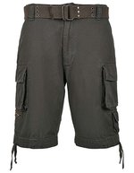 Build Your Brandit Savage Cargoshorts mit großen Seitentaschen – Anthracite
