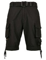Build Your Brandit Savage Cargoshorts mit großen Seitentaschen – Black