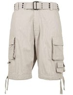 Build Your Brandit Savage Cargoshorts mit großen Seitentaschen – Old White