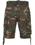 Build Your Brandit Savage Cargoshorts mit großen Seitentaschen, Old White S, BYB2001 – Woodland