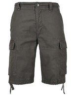 Build Your Brandit Vintage Cargoshorts aus schwerer Baumwolle – Anthracite