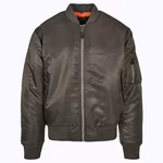 Build Your Brandit MA1 Bomberjacke mit orangefarbenem Innenfutter, Anthracite S, BYB3149 – Bild 2