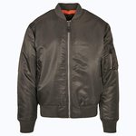 Build Your Brandit MA1 Bomberjacke mit orangefarbenem Innenfutter, Burgundy M, BYB3149 – Bild 1
