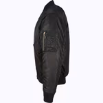 Build Your Brandit MA1 Bomberjacke mit orangefarbenem Innenfutter, Anthracite S, BYB3149 – Bild 5