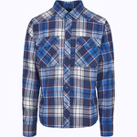 Build Your Brandit Checked Flannel Shirt made of Cotton – Navy-Red