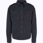Build Your Brandit Vintage Camicia manica lunga con taschini al petto – Black