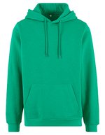 Build Your Brand Basic Basic Hoody mit Kängurutasche 270g/m², Burgundy S, BYBB001 – Erba Verde