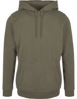 Build Your Brand Basic Basic Hoody mit Kängurutasche 270g/m², Burgundy S, BYBB001 – Oliva