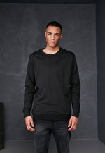 Build Your Brand Basic Basic Crewneck Sweatshirt 50/50 Baumwolle/Polyester, Black M, BYBB003 – Bild 1