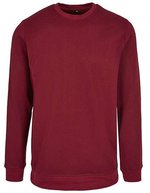 Build Your Brand Basic Basic Crewneck Sweatshirt 50/50 Baumwolle/Polyester – Burgundy