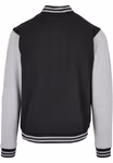 Build Your Brand Basic Basic College Jacket Navy/White XXL (BYBB004) – image 4