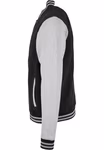 Build Your Brand Basic Basic College Jacket Navy/White XXL (BYBB004) – image 6