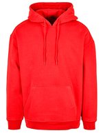 Basic Oversize Hoody aus Baumwoll-Mix – City Red
