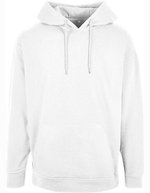 Build Your Brand Basic Basic Oversize Hoody aus Baumwoll-Mix, Black M, BYBB006 – Bianco