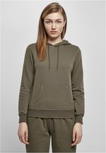 Build Your Brand Basic Basic Hoody mit Kängurutasche für Damen, Burgundy XS, BYBB007 – Bild 1