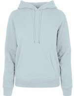 Build Your Brand Basic Basic Hoody mit Kängurutasche für Damen, Burgundy XS, BYBB007 – Blu oceano