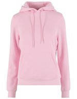 Build Your Brand Basic Basic Hoody mit Kängurutasche für Damen, Burgundy XS, BYBB007 – Morbido Rosa