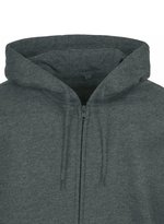 Build Your Brand Basic Basic Zip Hoody mit Kängurutasche, Black XXL, BYBB008 – Bild 6