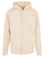 Build Your Brand Basic Basic Zip Hoody mit Kängurutasche, Black XXL, BYBB008 – Sabbia