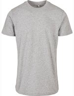 Build Your Brand Basic Basic Round Neck T-Shirt Black L (BYBB010), BYBB010 – Melange Grigio