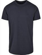 Build Your Brand Basic Basic Round Neck T-Shirt Black L (BYBB010), BYBB010 – Blu navy