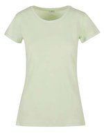 Build Your Brand Basic Basic T-Shirt mit Rundhals für Damen, City Red S, BYBB012 – Light Mint