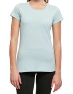 Build Your Brand Basic Basic T-Shirt mit Rundhals für Damen, City Red S, BYBB012 – Ocean Blue