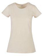 Build Your Brand Basic Basic T-Shirt mit Rundhals für Damen, City Red S, BYBB012 – Sand