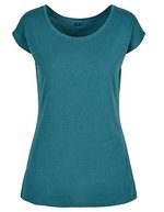 Build Your Brand Basic T-Shirt mit weitem Ausschnitt für Damen, Sand XXL, BYBB013 – Foglia di te