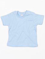 Babybugz Baby T-Shirt aus Bio-Baumwolle, Black 0-3 Monate, BZ02 – Dusty Blue