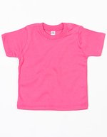 Babybugz Baby T-Shirt aus Bio-Baumwolle, Black 0-3 Monate, BZ02 – Fuchsia