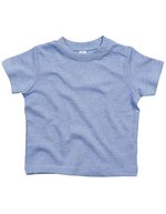 Babybugz Baby T-Shirt aus Bio-Baumwolle, Black 0-3 Monate, BZ02 – Heather Blue