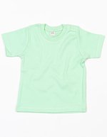 Babybugz Baby T-Shirt aus Bio-Baumwolle, Black 0-3 Monate, BZ02 – Mint