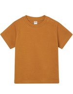 Babybugz Baby T-Shirt aus Bio-Baumwolle, Black 0-3 Monate, BZ02 – Toffee