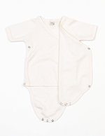 Babybugz Baby Kimono Bodysuit aus Bio-Baumwolle, Organic Natural 6-12 Monate, BZ05T – Bild 5