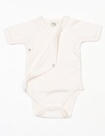 Babybugz Baby Kimono Bodysuit aus Bio-Baumwolle, Organic Natural 6-12 Monate, BZ05T – Bild 6