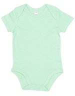Babybugz Baby Bodysuit White 0-3 Monate (BZ10), BZ10 – Mint
