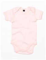 Babybugz Baby Bodysuit White 0-3 Monate (BZ10), BZ10 – Powder Pink