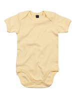 Babybugz Baby Bodysuit White 0-3 Monate (BZ10), BZ10 – Soft Yellow