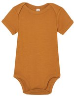 Babybugz Baby Bodysuit White 0-3 Monate (BZ10), BZ10 – Toffee