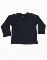 Babybugz Baby Langarmshirt aus Bio-Baumwolle – Black
