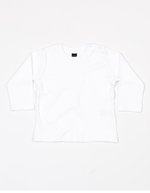 Babybugz Baby Langarmshirt aus Bio-Baumwolle – White