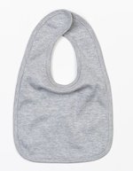 Babybugz Nachhaltiges Baby-Lätzchen aus Bio-Baumwolle – Heather Grey Melange