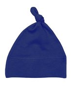 Babybugz Bio-Baumwollmütze mit Knotenverschluss, Organic Natural One Size, BZ15 – Nautical Navy