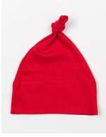 Babybugz Bio-Baumwollmütze mit Knotenverschluss, Organic Natural One Size, BZ15 – Red