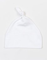 Babybugz Bio-Baumwollmütze mit Knotenverschluss, Organic Natural One Size, BZ15 – White