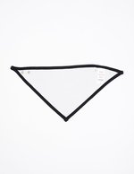 Babybugz Bio-Baumwolle Bandana Lätzchen doppellagig, White/Black One Size, BZ23 – Bild 3