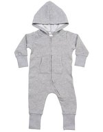 Babybugz Baby All-in-One Overall aus Bio-Baumwolle – Heather Grey Melange